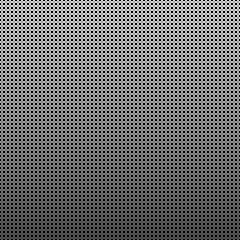 Abstract repeating circle pattern background - monochrome vector design with dots