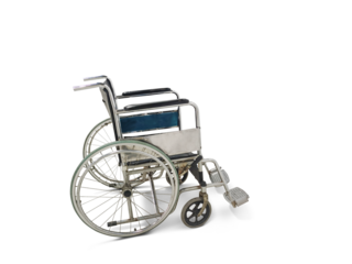 The wheelchair is empty PNG transparent
