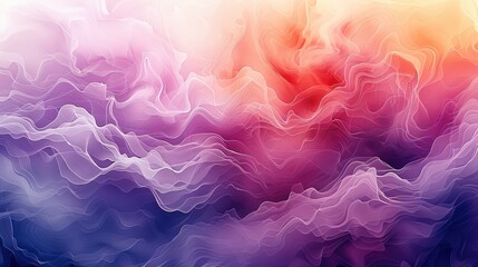 An abstract tapestry of watercolor hues, where pinks merge with purples and are highlighted by touches of yellow. This background evokes the beauty and grace. Generative AI. - obrazy, fototapety, plakaty