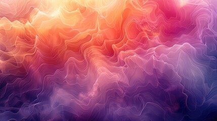 An abstract tapestry of watercolor hues, where pinks merge with purples and are highlighted by...