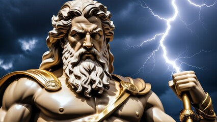 Mighty Zeus - obrazy, fototapety, plakaty