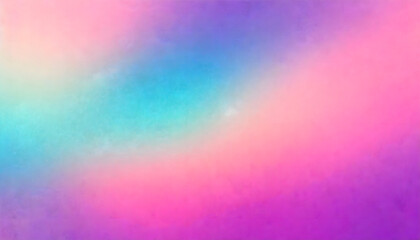 Abstract pink pastel holographic blurred grainy gradient background texture. Colorful digita. Generative AI.