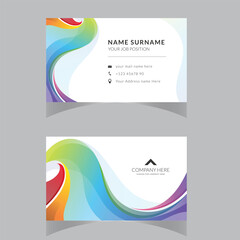 modern business card print templates, double-sided business card design template, Creative and clean corporate business card template, Luxury and elegant business card design template