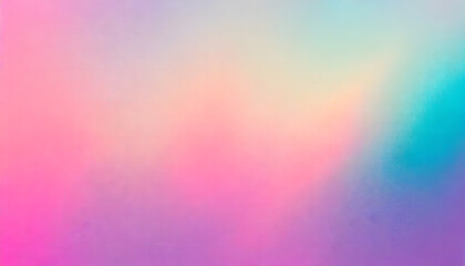 Abstract pink pastel holographic blurred grainy gradient background texture. Colorful digita....