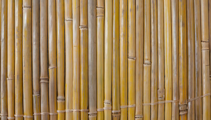 Fototapeta premium bamboo texture background. Generative AI.