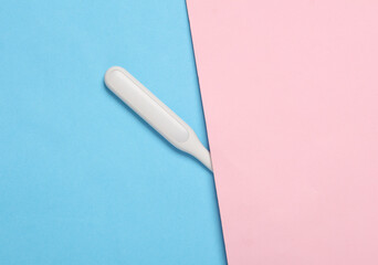 Flexible USB lamp on a blue-pink background