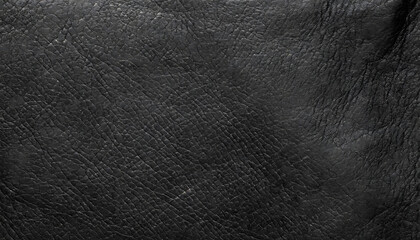 Black leather texture as background. Generative AI.