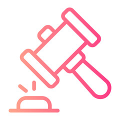auction gradient icon