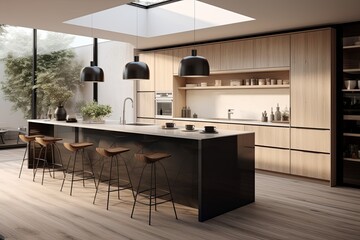 Efficient Space and Contemporary Style: Modern Kitchen Layouts for Sleek Aesthetics