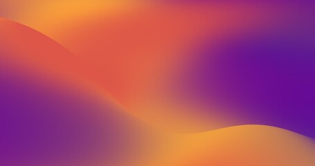 Purple, orange and yellow blur gradient background