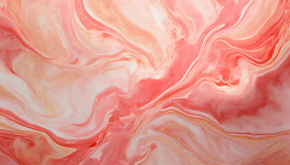 Marbled pink and peach background. Generative AI.
