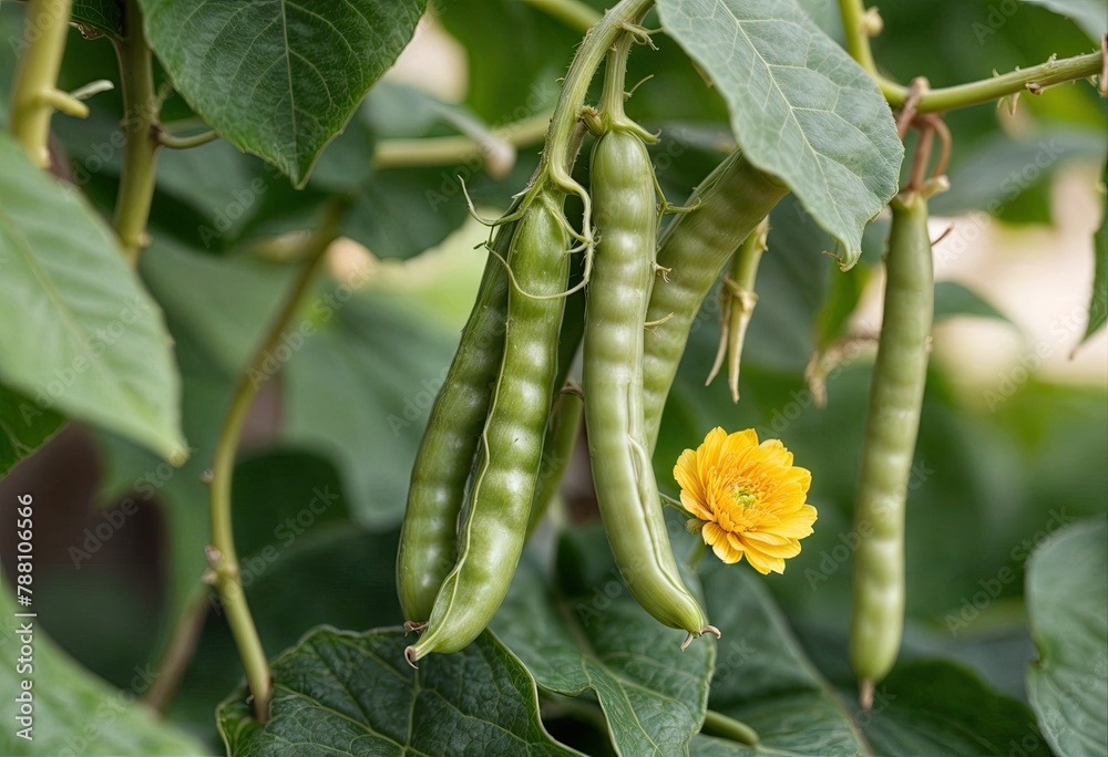 Wall mural Summer Garden's Organic 'Provider' Bush Beans