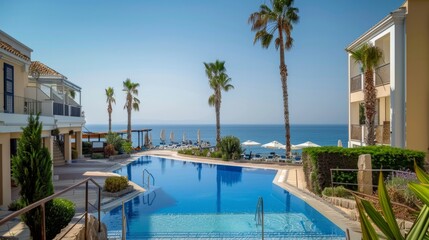 Fototapeta premium Coastal Aparthotel Retreat