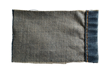A piece of ragged Jeans cloth
