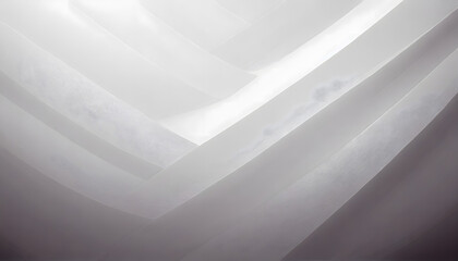 White Clear Blank Subtle Abstract Vector Geometrical Background. Monotone Light Empty Concav.....