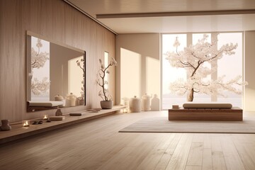 Tranquil Yoga Room D�cor: Calming Colors and Serene Ambiance Inspiration