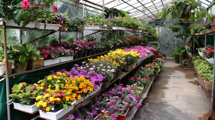 Ornamental Plant Nursery Greenhouse
