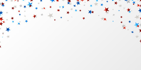 4th of July USA Independence Day background, celebration. Vector illustration