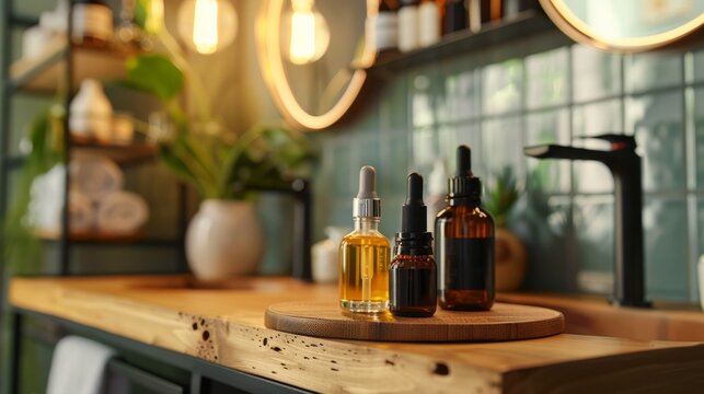 Luxury Vegan Facial Oil on Vanity
