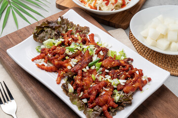 Korean food, chicken, barbecue, fried, old days, whole chicken, boneless, chicken feet, spicy, cabbage, salt, mustard, sauce