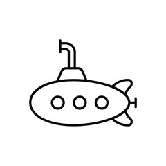Submarine vector icon