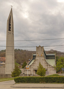 Pentecostal Church Concrete Building in Orsova Romania