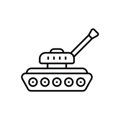Army Tank vector icon