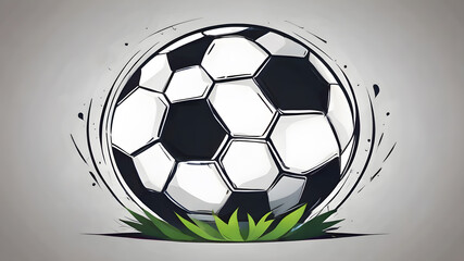  On the stadium. abstract football or soccer backgrounds, AI generated image, ai