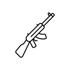 Rifle Gun vector icon