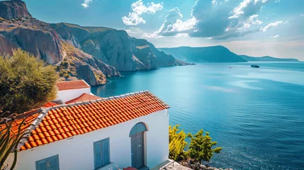 Foto op Canvas View of the bay in Greek island © Ashley