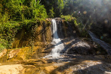Waterfall near Donkhoun (Done Khoun) village near Nong Khiaw, Laos