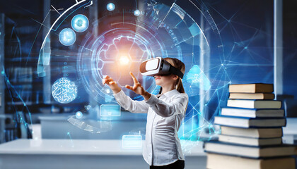 Virtual Reality Knowledge Library. Generative AI.