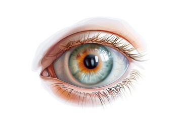Eye icon vector on white background 