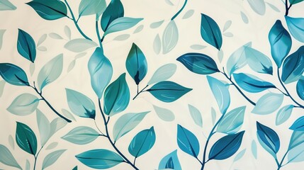 Natural seamless pattern wallpaper