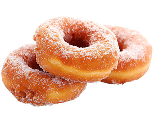 donut isolated on a transparent background. PNG