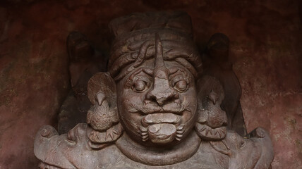 Statue of Lord Ganesha, Belong to 12th Century C.E. Barsur, South Bastar Dantewada, Chhattisgarh, India.