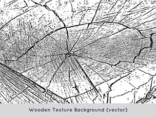 Wooden texture art in line halftone vector