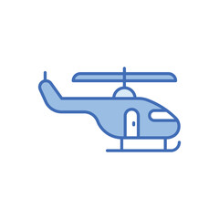 Army Helicopter vector icon