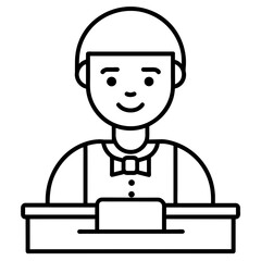 businessman with laptop