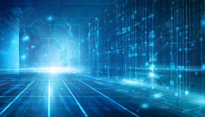 science, futuristic, energy technology background. Generative AI.