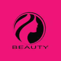 Beauty woman feminine logo