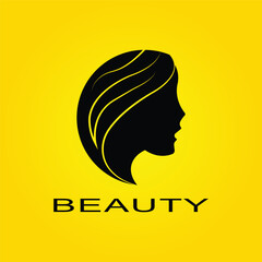 Beauty woman feminine logo