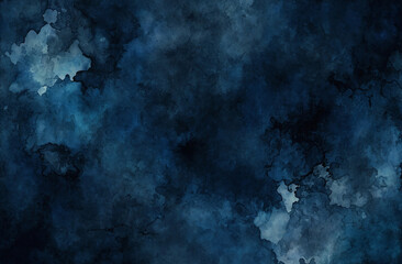 background with dark blue paint grunge texture