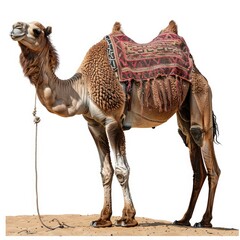 Photo of Camel isolated on white background