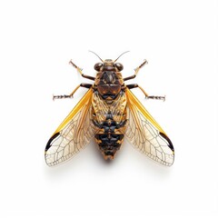 Photo of Cicada isolated on white background