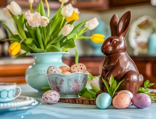 Charming Chocolate Easter Bunny
