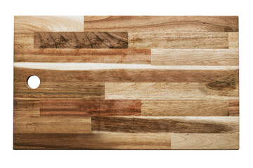 Wooden cutting board png mockup