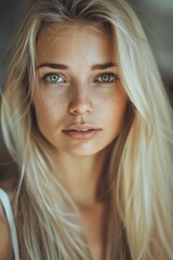 Naklejka premium beautiful blonde woman 
