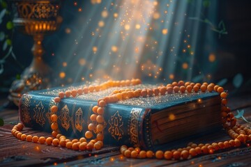 islam ramadan holy quran muslim religion koran prayer arab rosary religious faith god book allah symbol backgroun