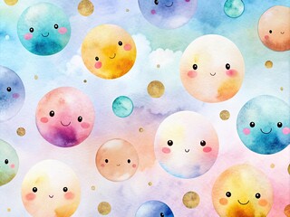 background with bubbles generative ai